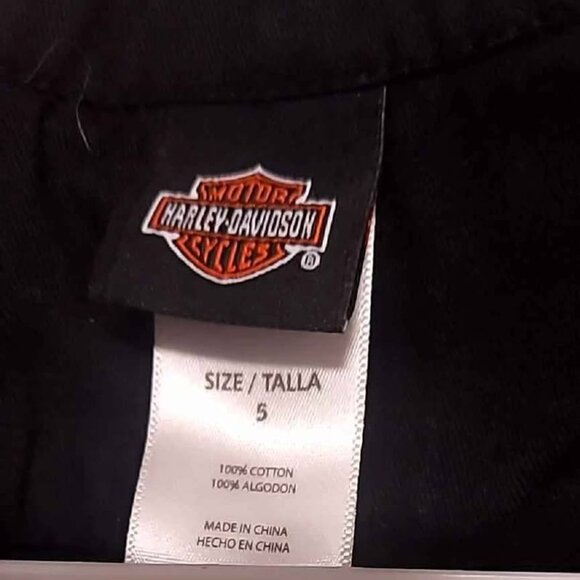 All for $100 - Authentic set of children's Harley Davdison shirts ages 4 to 10 - Picture 7 of 11